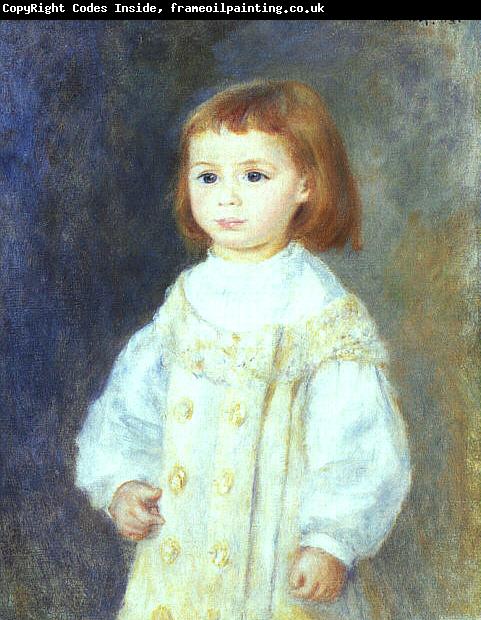 Pierre Renoir Child in White